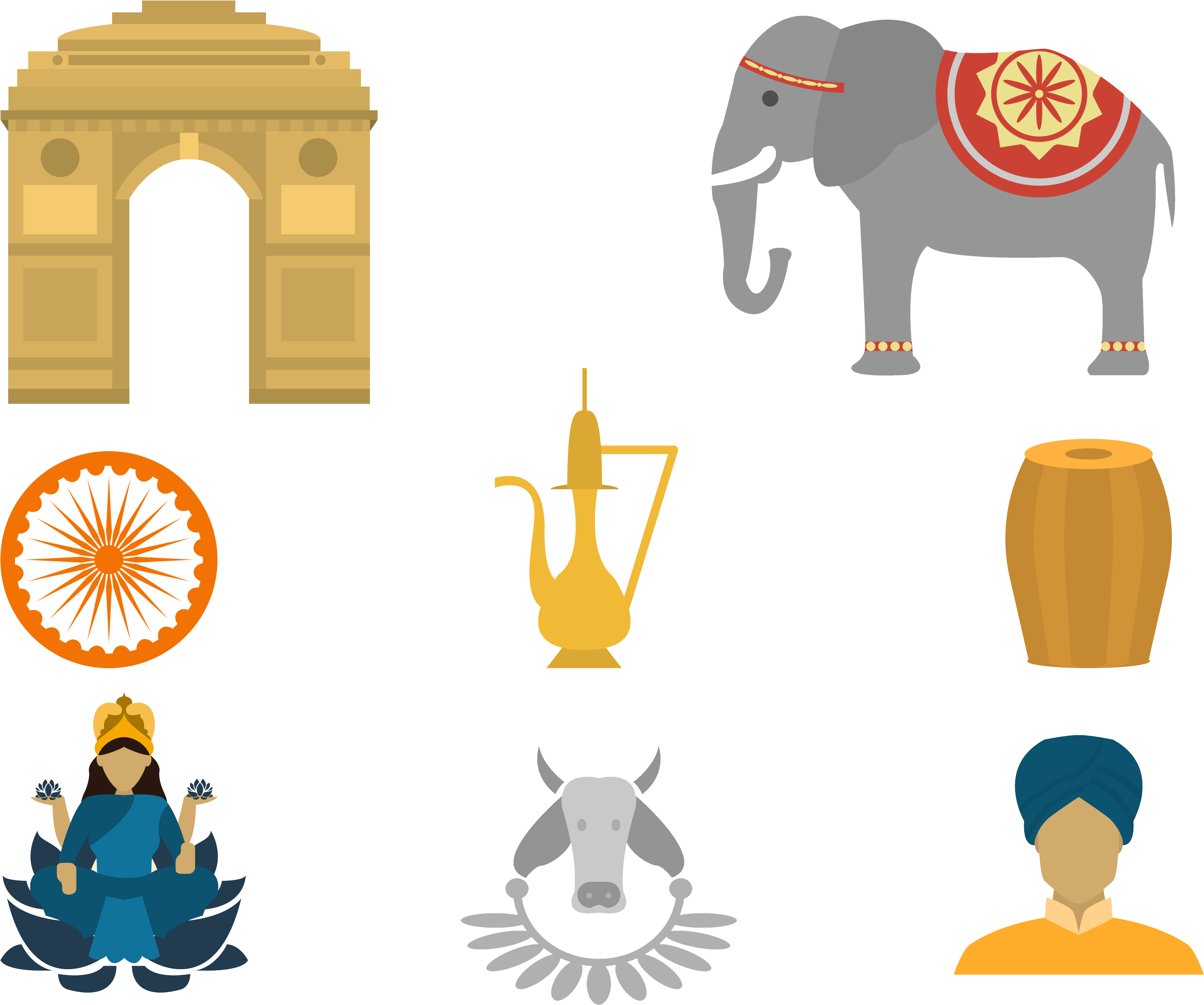 India Euclidean Vector - India Flag (5833x4083)