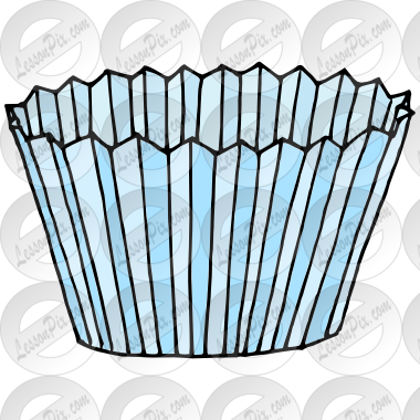 Cupcake Clipart Paper - Cupcake Paper Clipart Black And White (380x380)