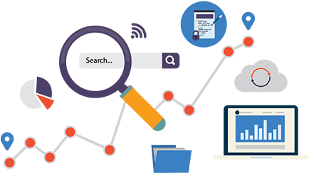 Content Is The King And We Employ The Best King-makers - Grafico De Datos Lupa (460x460)