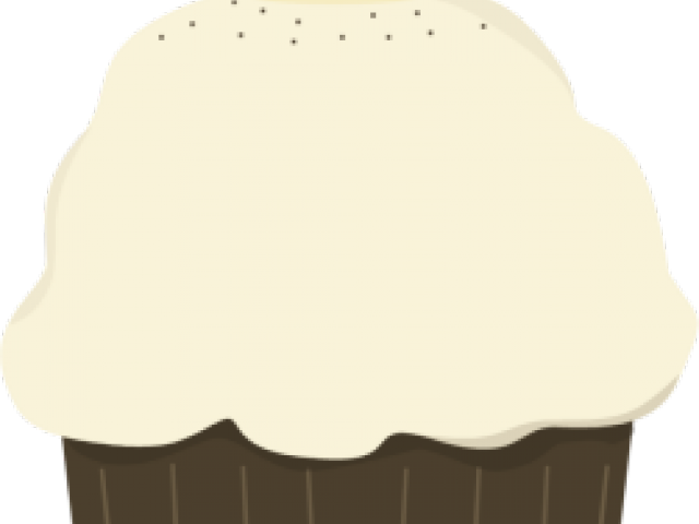 Vanilla Cupcake Clipart Single Cupcake - Cake (640x480)