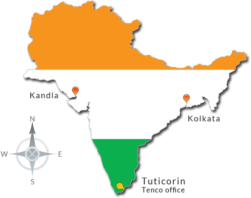 India Log And Lumber Market - Vector Map (548x450)