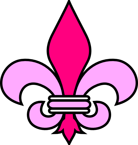 Fleur De Lis Clip Art - Fleur De Lis Louisville (570x598)