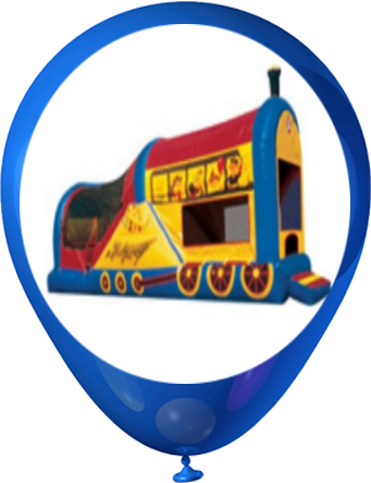 Choo Choo Train Combo Bounce - Bus (341x443)