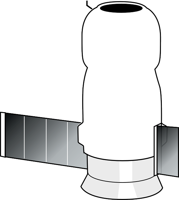Solar Plant Satellite, Space, Nasa, Solar Cells, Solar - Solar Power (573x640)