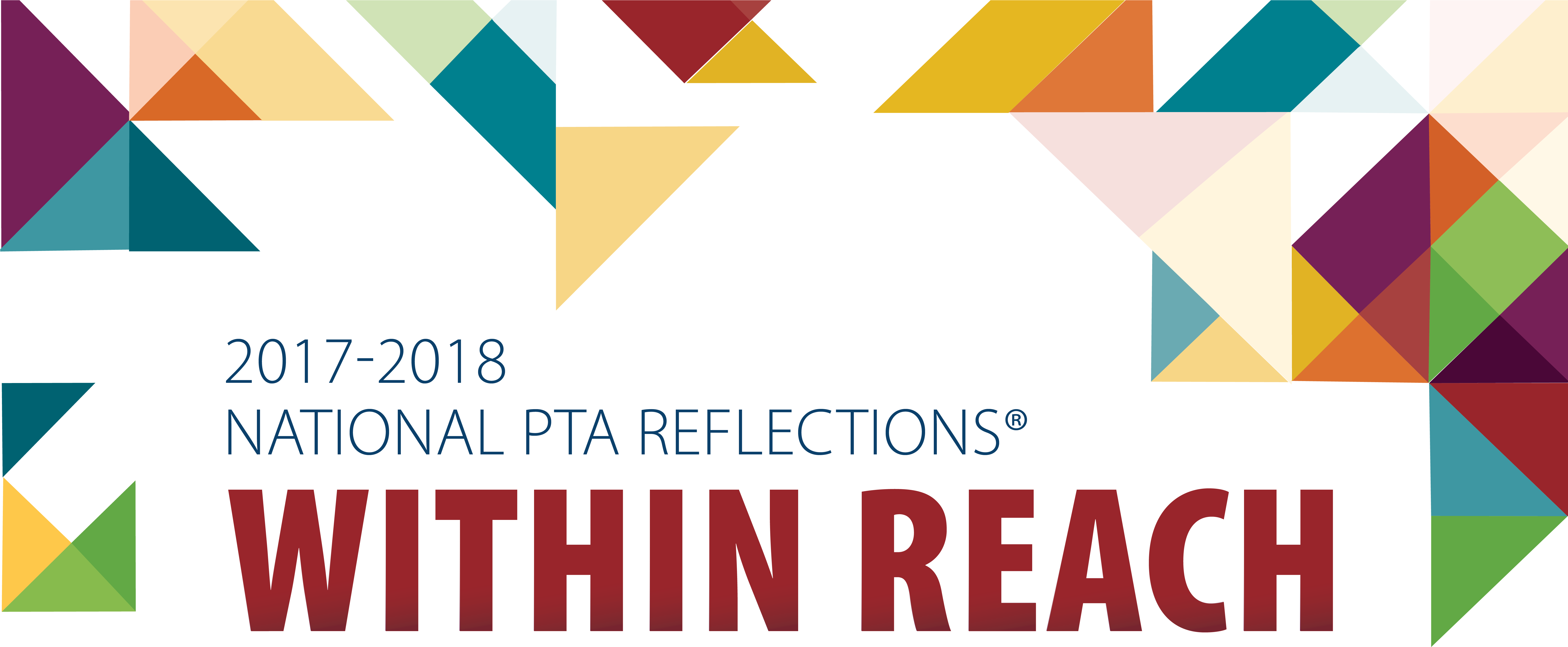 Reflection Clipart Pta Art - Pta Reflections 2017 2018 Theme (7201x3313)