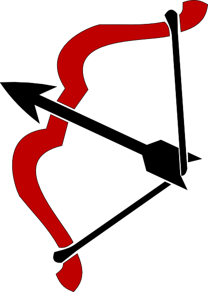 Bow And Arrow Clip Art (426x599)