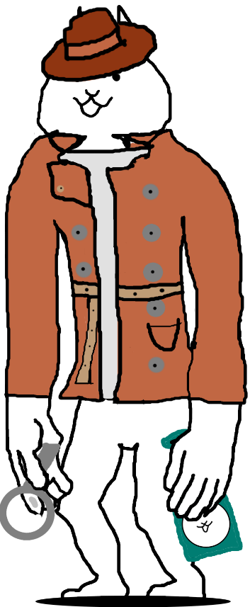 [fan-made] Private Eye Cat - [fan-made] Private Eye Cat (353x857)