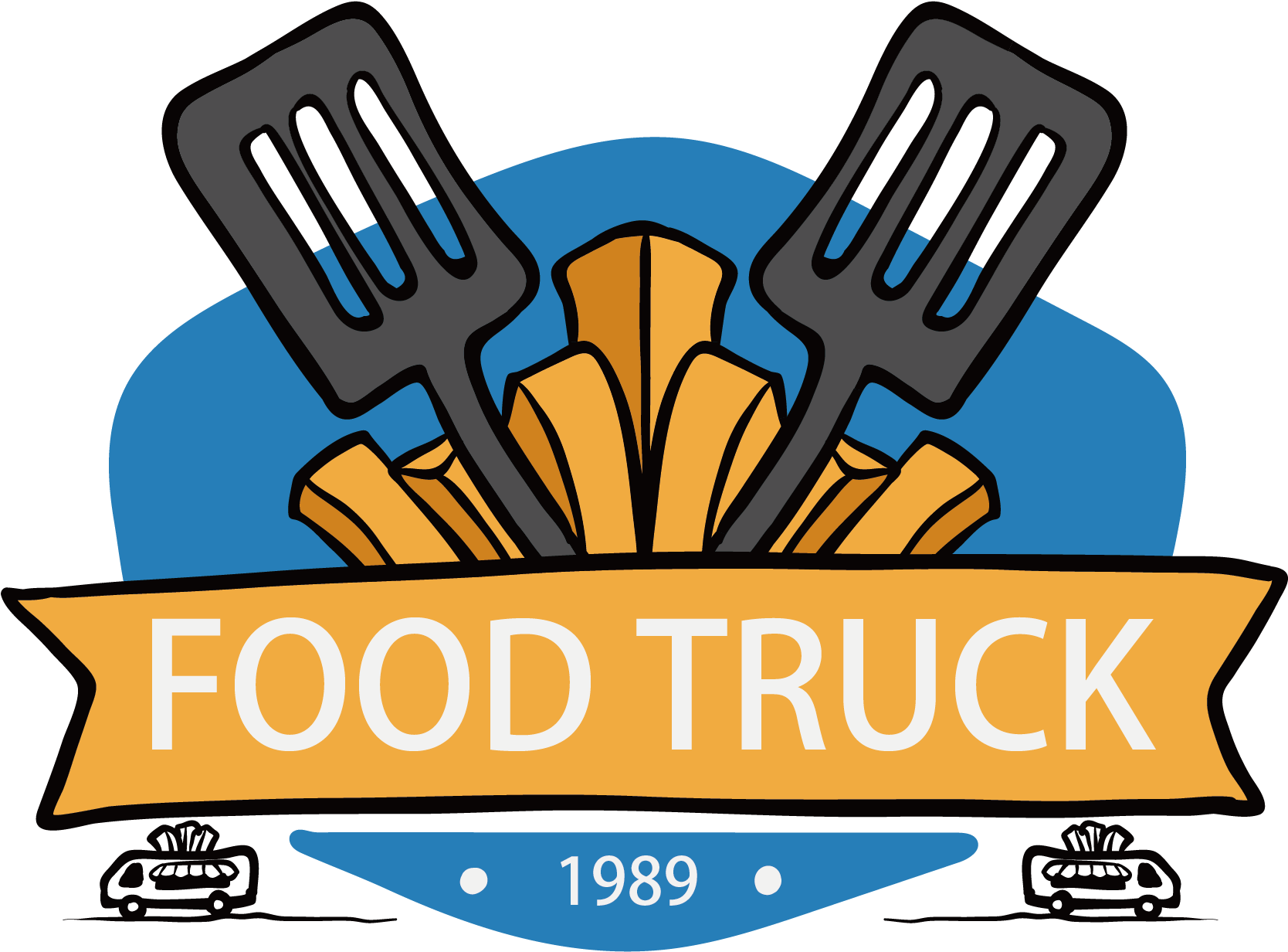 Fast Food Taco Hamburger Logo - Food Truck Restaurant Tote Bag L222r (1875x1875)