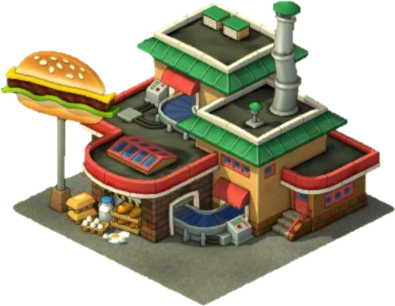 Fast Food Restaurant - Industry (589x475)