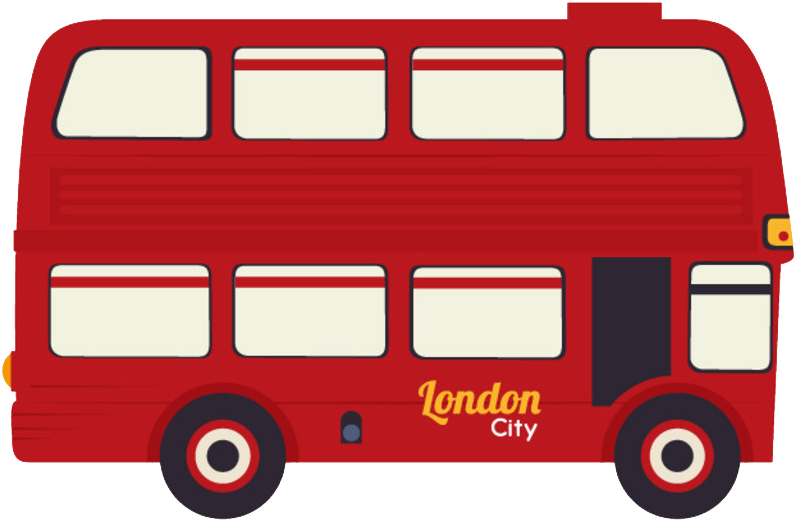 London Double-decker Bus Illustration - Double Decker Bus Png (826x546)