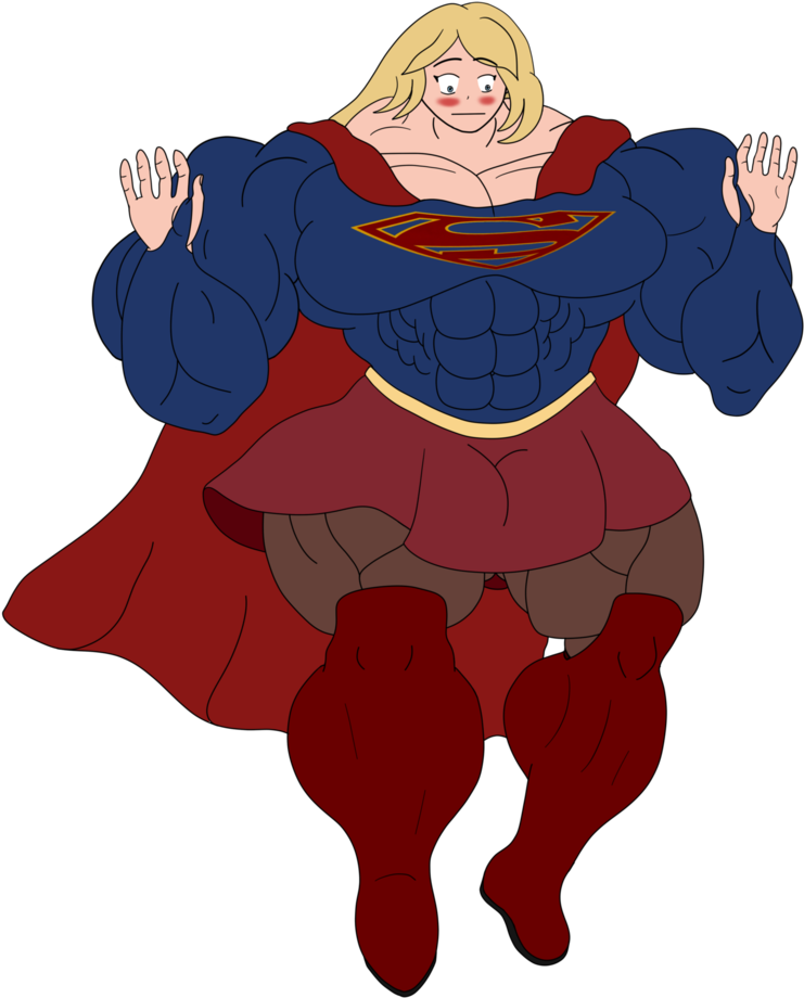 Yuki130v2 By Artwatcher143 Supergirl Time Nobackground - Cartoon (855x934)