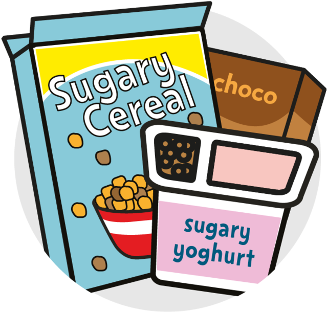 Snacks Clipart Sugary Food - Snacks Clipart Sugary Food (800x800)