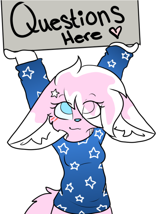 Questions And Answers Open By Sparkle The Fox - Cartoon (968x826)