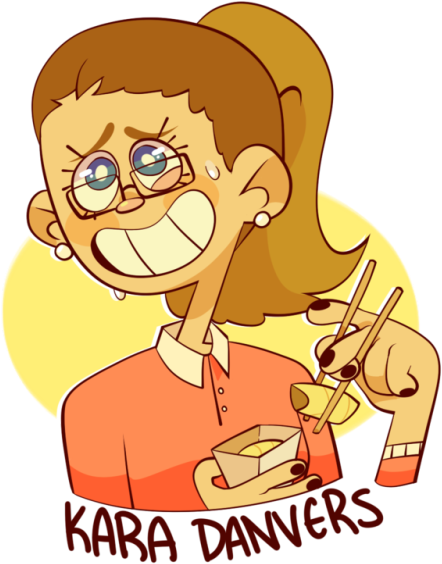 “uh Here's My Faves From Supergirl Redbubble ” - Cartoon (500x650)