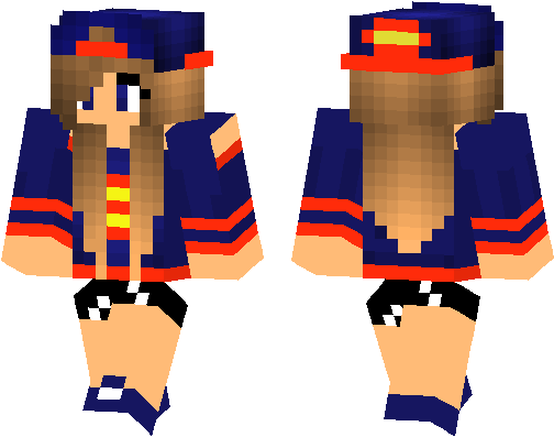 People - Minecraft Skins Girl Supergirl (538x437)