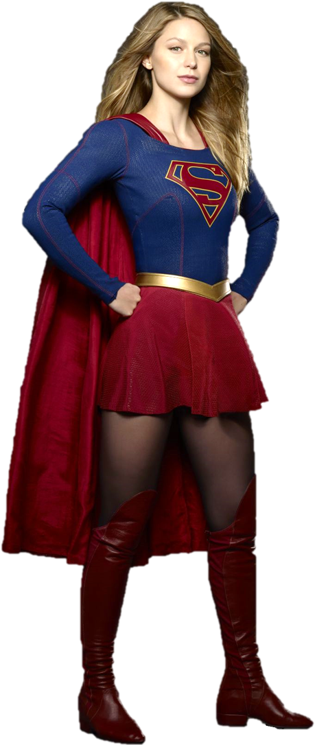 Supergirl Png - Supergirl Melissa Benoist Png (529x1092)