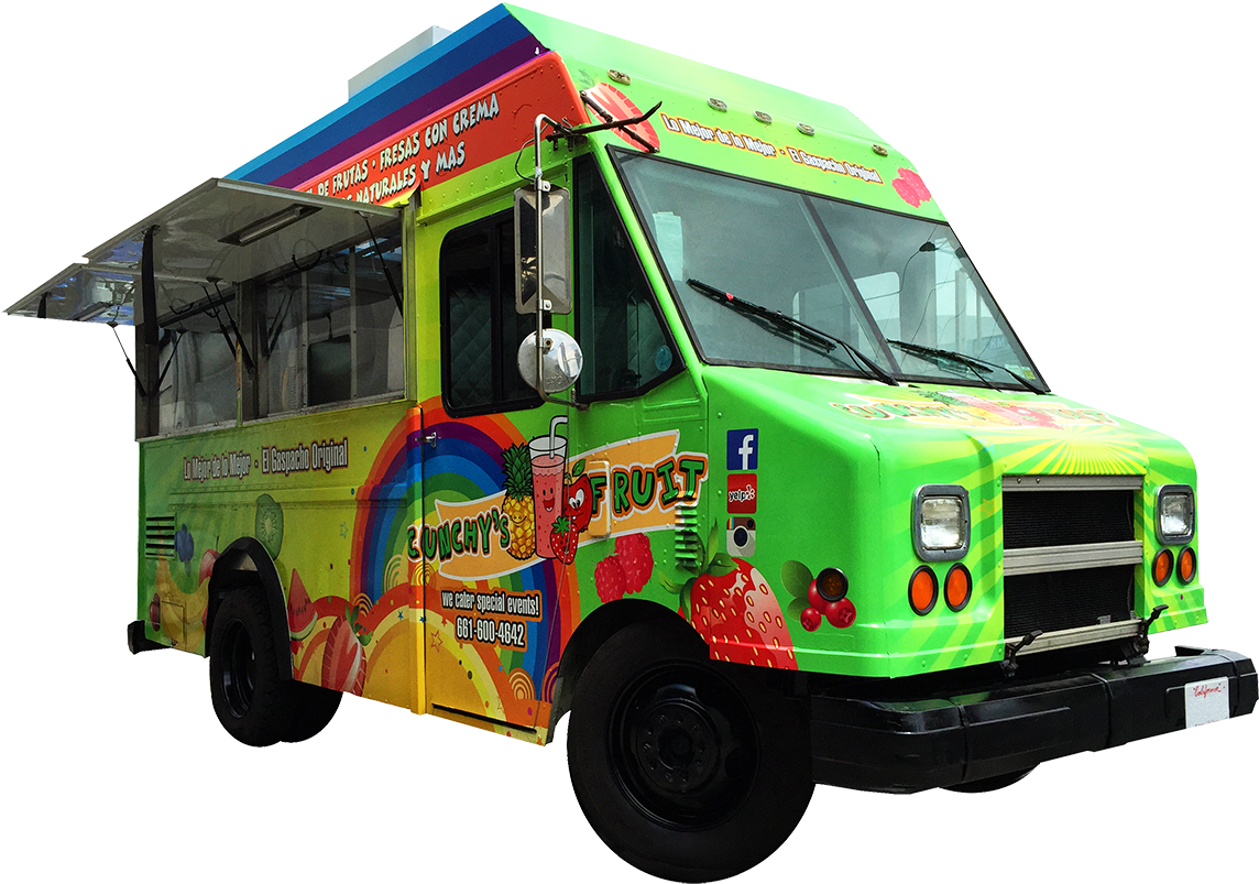 Cunchys Fruit Snow Cone Food Truck - Food Trucks Png (1200x900)