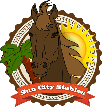 Sun City Stables - Horse Head Clip Art (346x361)