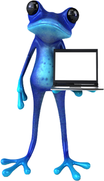 Into Your Bank Account Without Having To Leave - Frog (430x385)