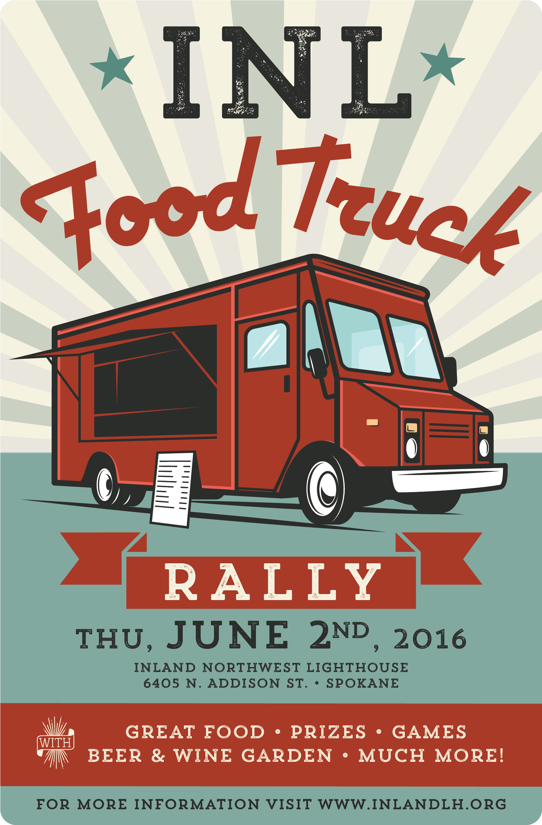 Postcard Van Food Royalty Free Vector Image Vectorstock - Food Truck Star Surprise Birthday Invitations (1875x2775)