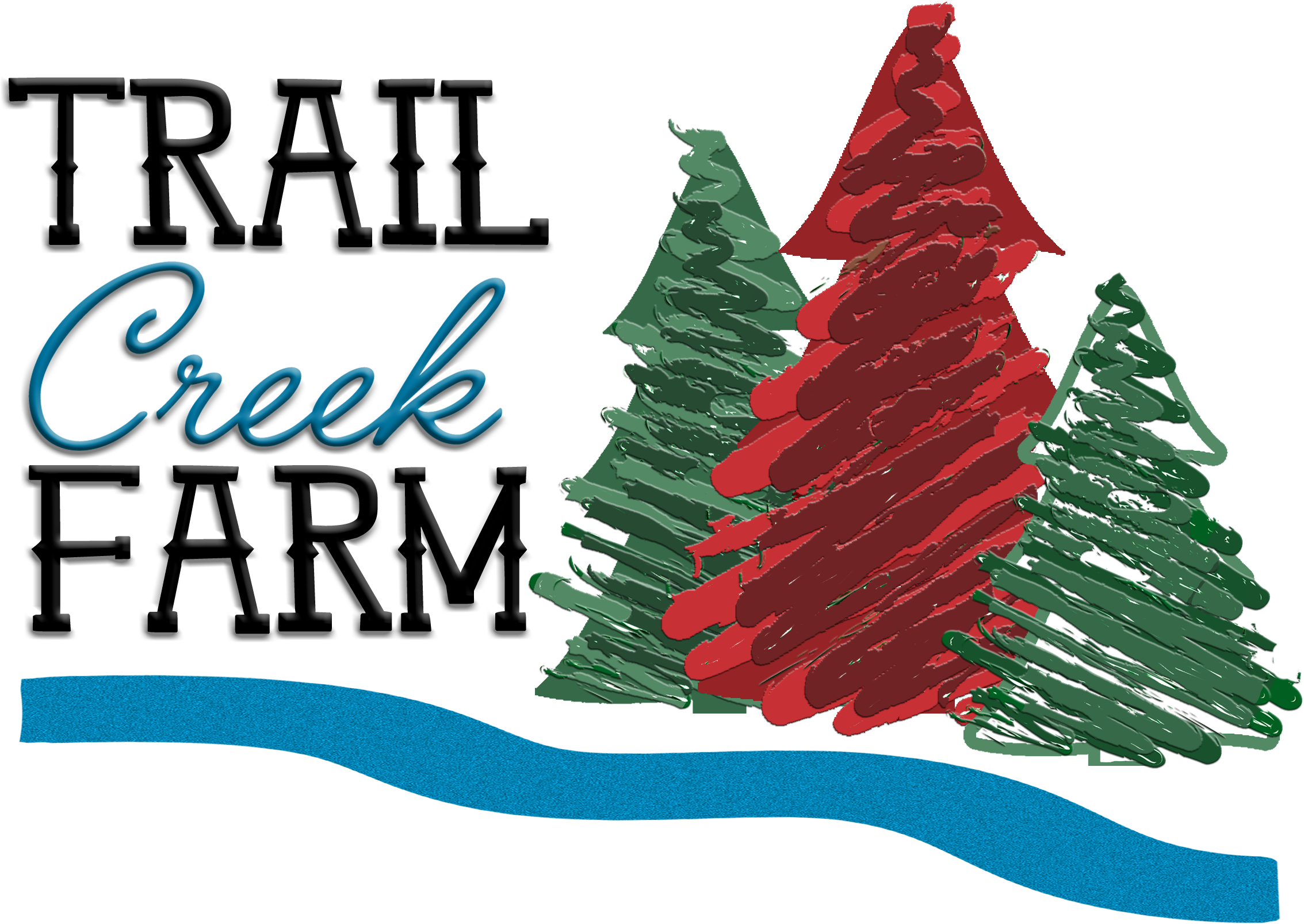 Scouts Final Trail Creek Logo No Background - Christmas Tree (2400x2400)