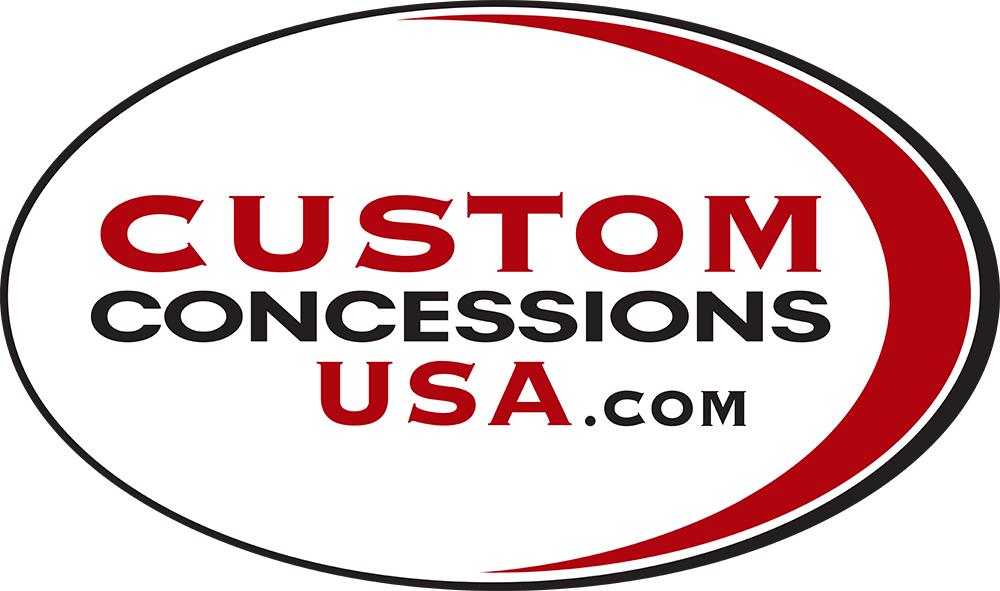 Custom Concessions Logo Large Food Trucks Concession - Circle (1000x591)