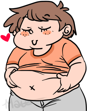 Food Baby By Ninja-noodles - Cartoon (332x390)