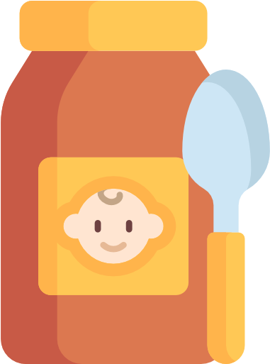Baby Food Free Icon - Cartoon Baby Food Png (512x512)
