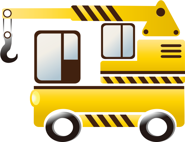 Cartoon Crane 996*876 Transprent Png Free Download - Car (996x876)