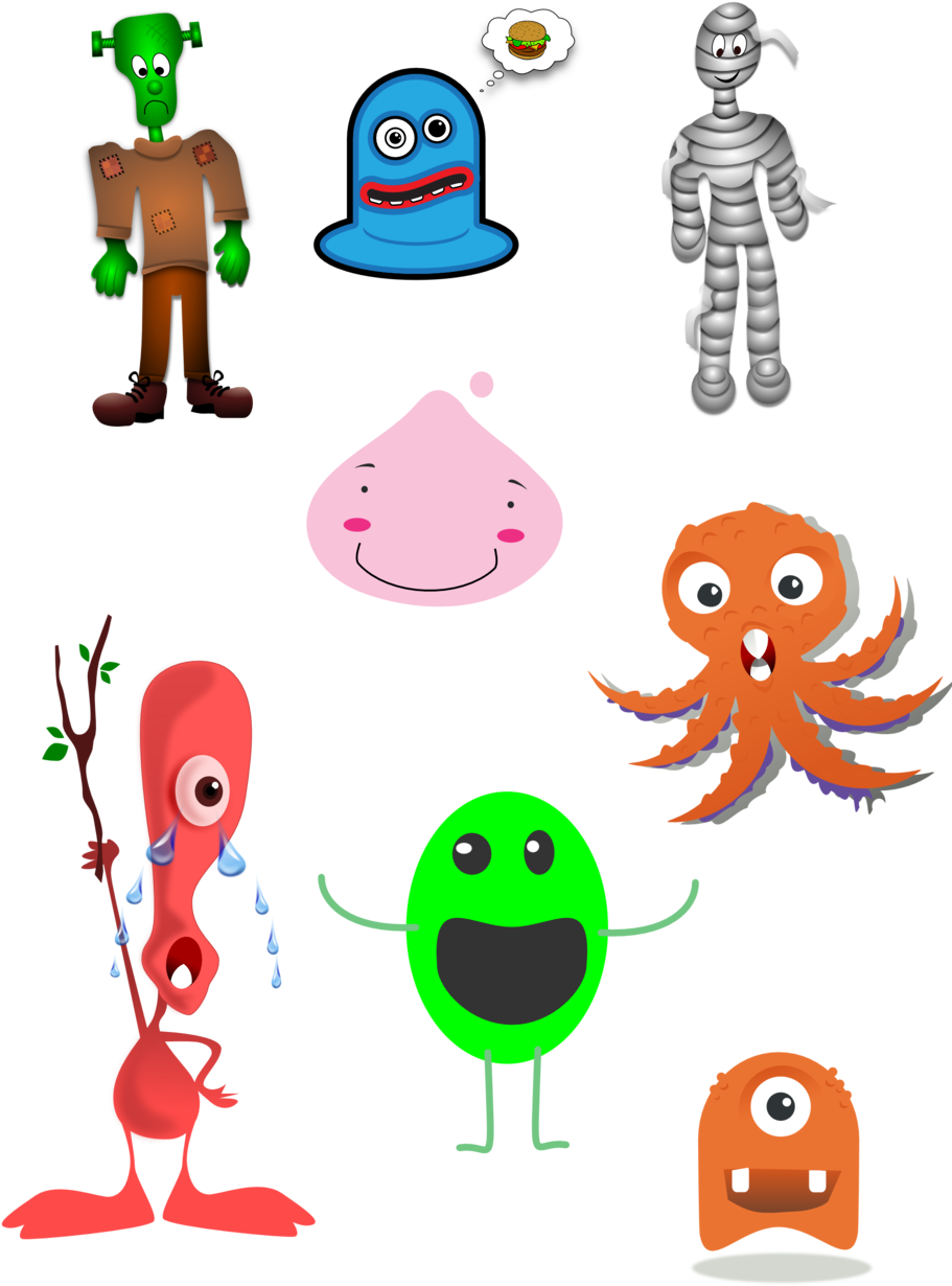 Do Great Cliparts 2, Buy Clip Art - Cute Alien Octopus Shower Curtain (958x1355)