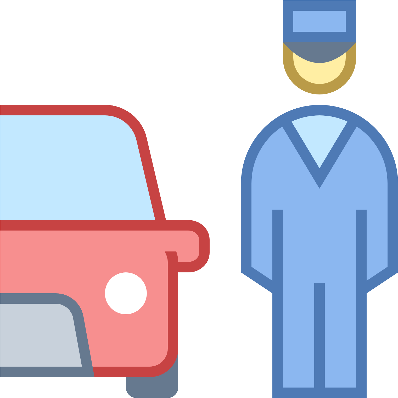 Valet Parking - Parking Man Icon (1600x1600)