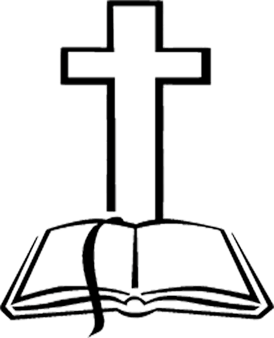 Christian Cross And Bible Clip Art - Cross Clipart Transparent Background (400x493)