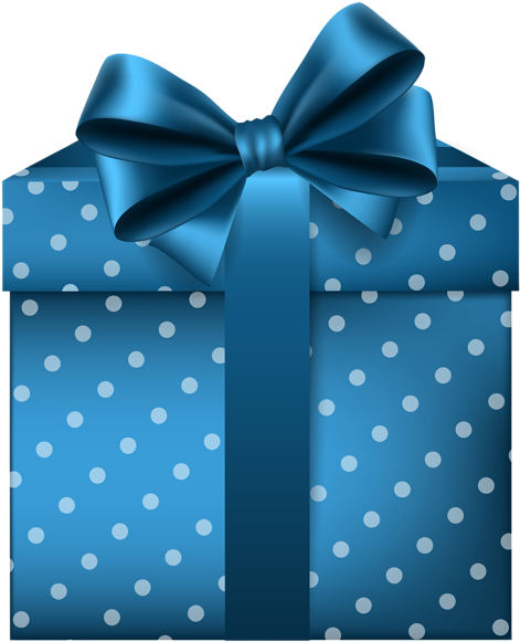 Gift Clipart Blue - Pink Gift Png (501x600)