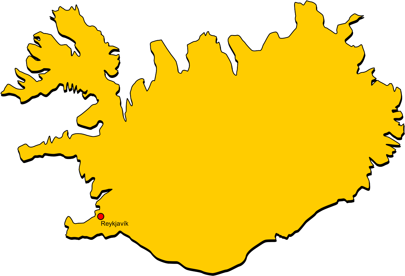 Island Landkarten Kostenlos Cliparts Kostenlos - Island Landkarten Kostenlos Cliparts Kostenlos (1500x1500)
