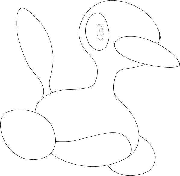 Lineart Of Porygon 2 By Inukawaiilover - Line Art (598x585)