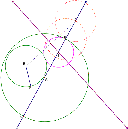 If We Look At Just The Circles, We See That Circle - Circle (494x435)