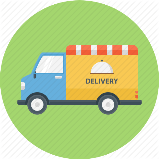 Delivery Clipart Food Truck - Food Truck Delivery Png (512x512)