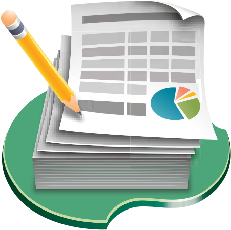 Reporting - Fixed Asset Clipart (500x500)