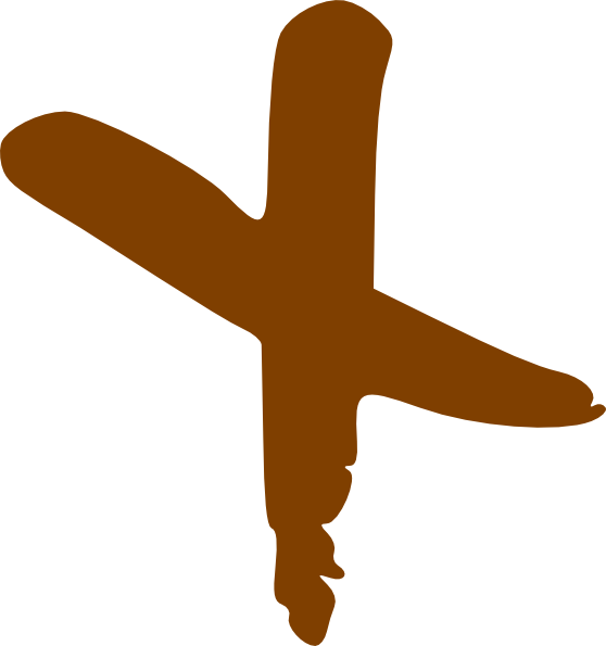 X With Transparent Background (558x595)