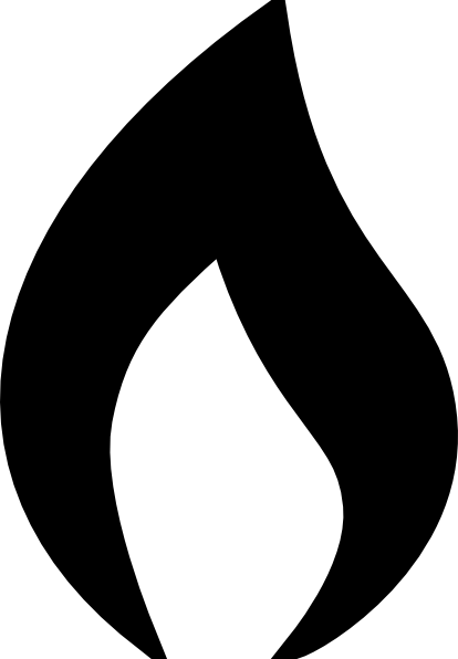 Clipart Of Flame, Darkness And Light And Flame Clipart - Light (414x596)
