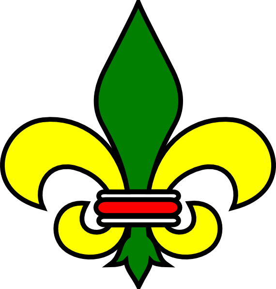 Fleur De Lis Ras Clip Art - Fleur De Lis Louisville (570x596)