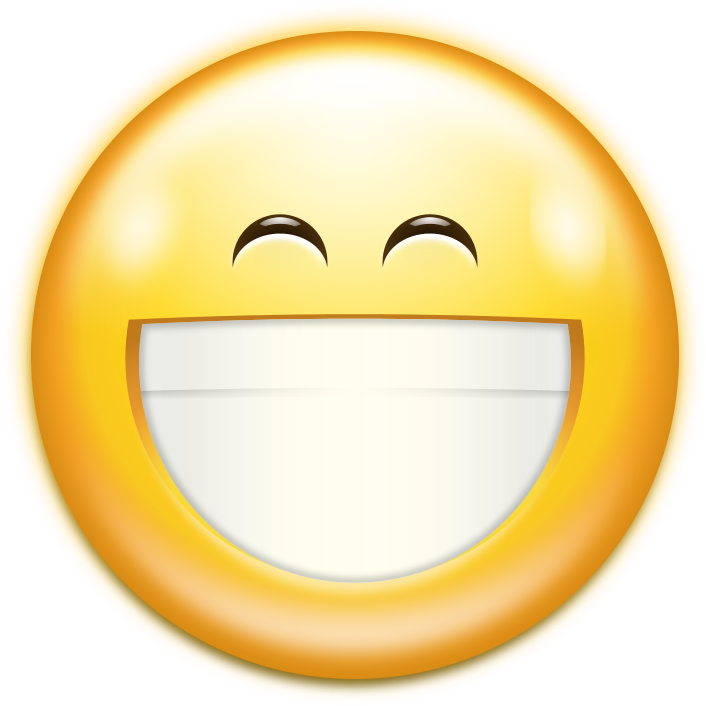 Oxygen480 Emotes Face Smile Big - Face Smile (768x768)