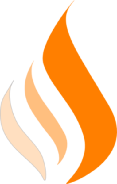 Clipart Of Flame And Flame Clipart - Fire (381x600)