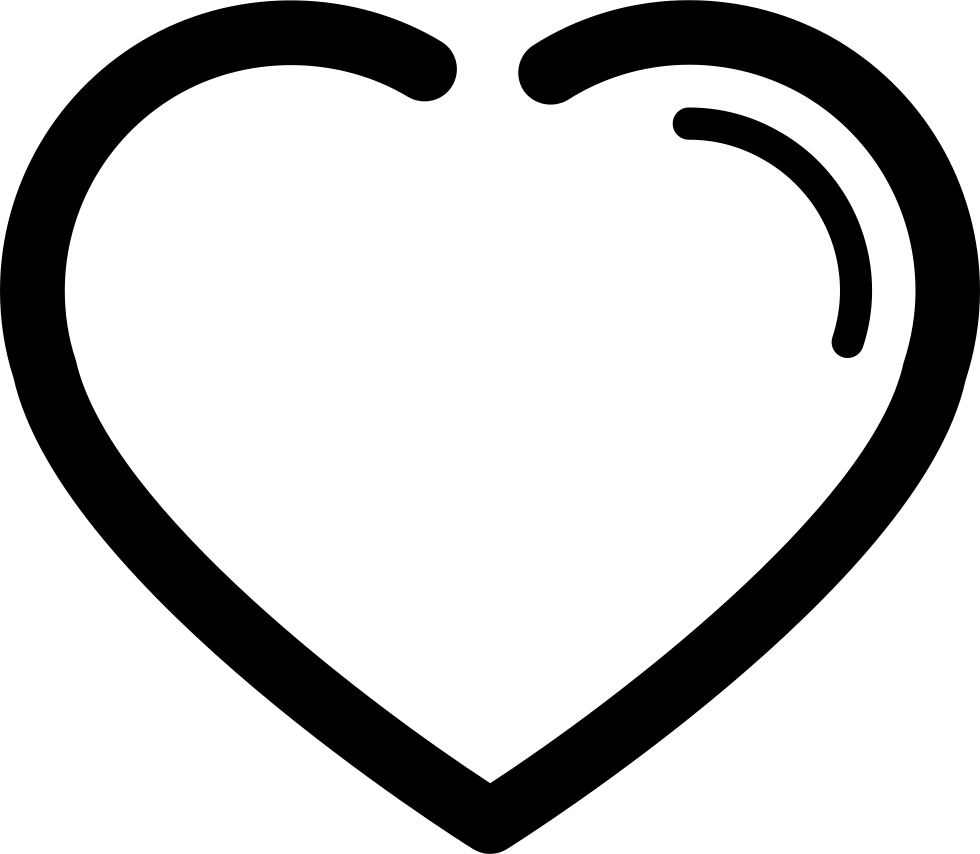 Shape Heart Clip Art - Heart Shape Outline (980x854)