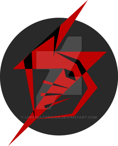 Red Lightning Bolt Clip Art At Clker - Emblem (400x496)