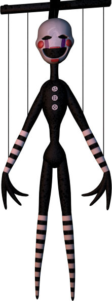Все Персонажи Игры Five Nights At Freddy's - Marionette Five Nights At Freddy's Full Body (221x594)