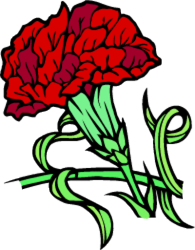 Carnation Clipart Ohio State - State Flower Of Ohio (400x512)