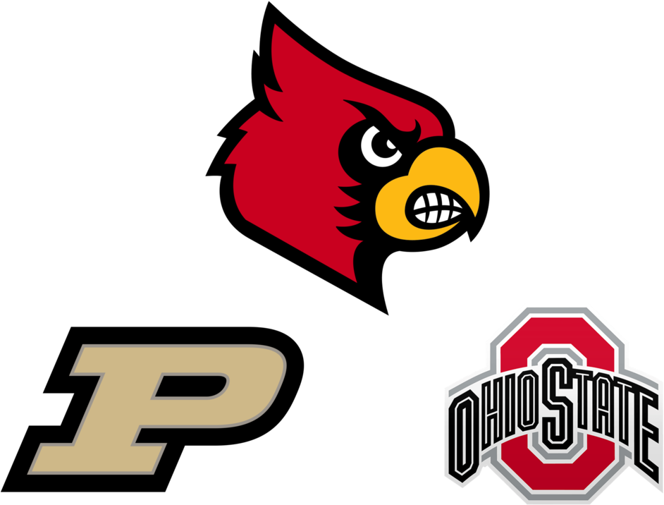 Who's Been To The Most Midnight Mayhems - University Of Louisville Cardinal (1000x790)