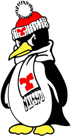 Youngstown State University Penguins, Youngstown, Oh - Youngstown State Penguin Logo (281x545)