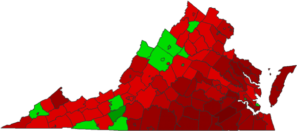 2016 County Township Map - College Of William And Mary (628x284)